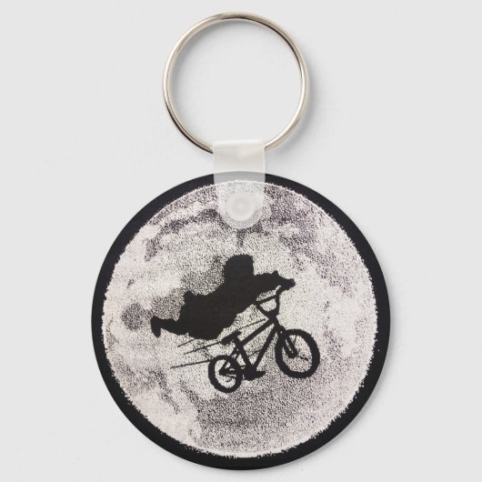 満月乗り キーホルダー (正面)