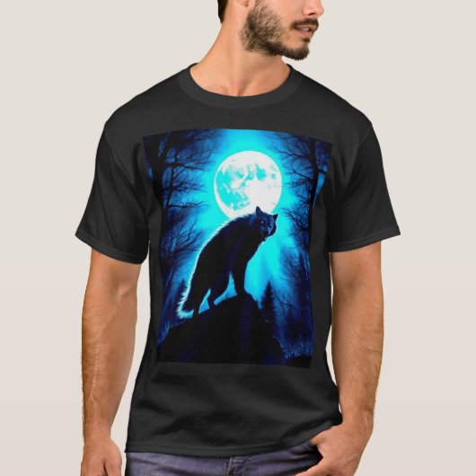 満月人狼 Tシャツ (正面)