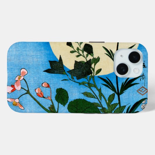 満月前の秋の花 Case-Mate iPhoneケース (裏面 (横))