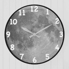 満月天文学像 ラージ壁時計