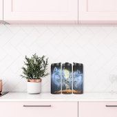 満月威厳のあるの下で狼が吠える タンブラー