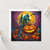 満月幽霊のよく出る下の家 カード (正面/裏面インサイチュ)