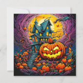 満月幽霊のよく出る下の家 カード (正面)