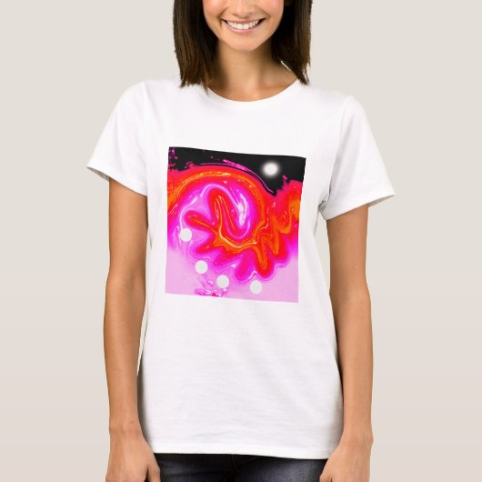 満月怖いパーティークリスマス Tシャツ (正面)