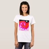 満月怖いパーティークリスマス Tシャツ (正面フル)