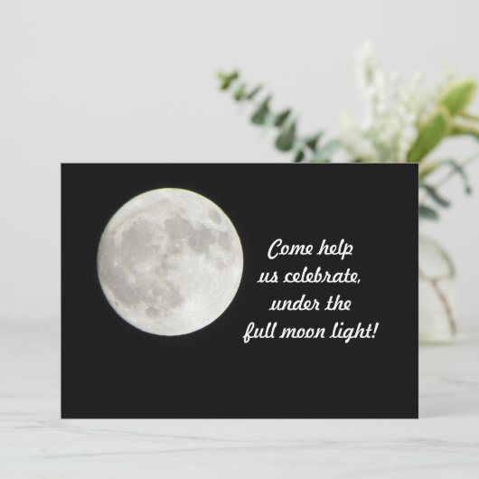 満月招待状 招待状 (スタンド正面)
