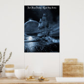 満月昇りポスタープリント ポスター (キッチン)