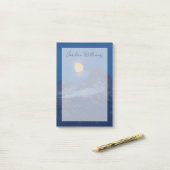 満月昇り | Grand Teton Driggs, Idaho ポストイット (デスク上)