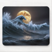 満月海波 マウスパッド (正面)
