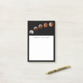 満月相月日食 |コロラド ポストイット (デスク上)