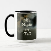 満月私の夜はフルナイトシフト マグカップ (左)