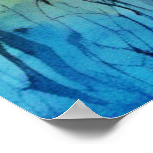 満月絵を描の ポスター (角)