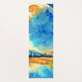 満月絵を描の ヨガマット (裏面)