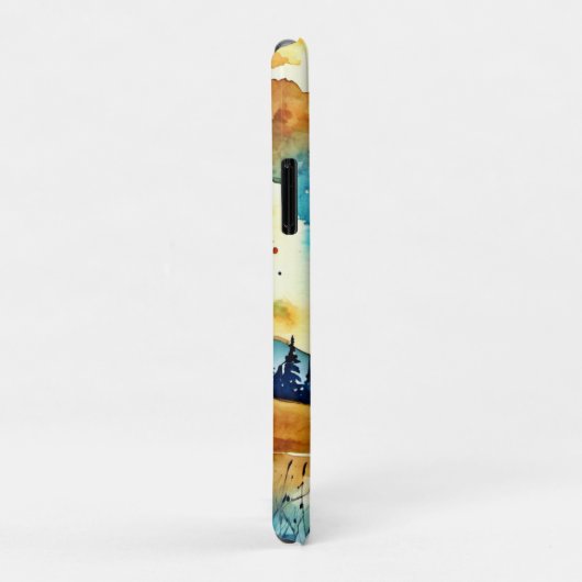 満月絵を描の Case-Mate iPhoneケース (裏面/右)