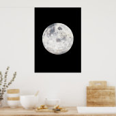 満月絵画のポスター ポスター (キッチン)