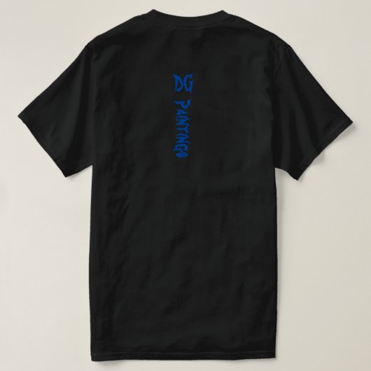 満月谷のTシャツ 2 Tシャツ (デザイン裏面)