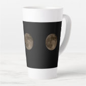 満月3回 カフェラテマグ (右アングル)