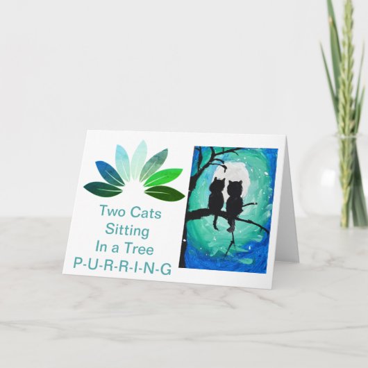 満月 カード (正面)