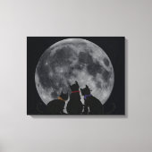満月 キャンバスプリント (正面)