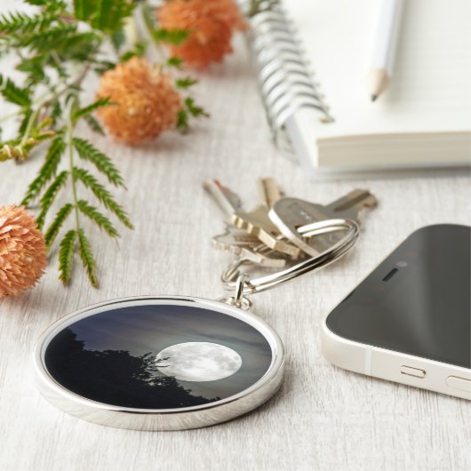 満月 キーホルダー (側面)