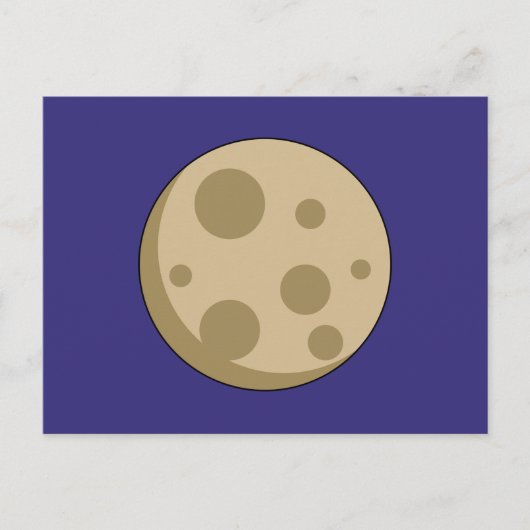 満月 シーズンポストカード (正面)