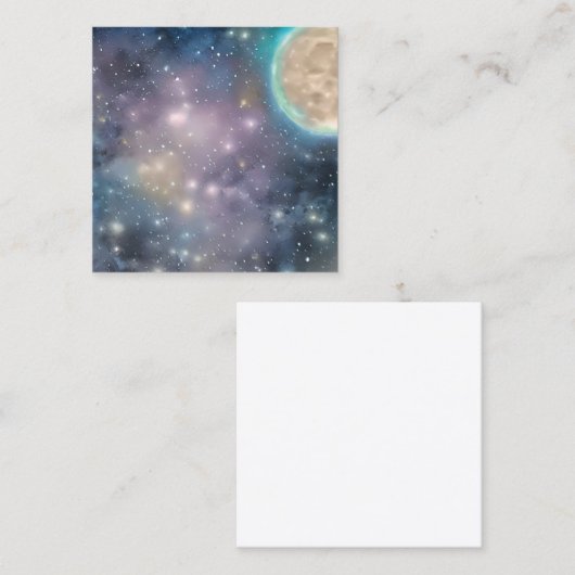 満月 スクエア名刺 (正面/裏面)