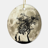 満月 セラミックオーナメント (左)