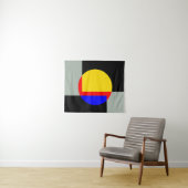 満月 タペストリー (インサイチュ(横))