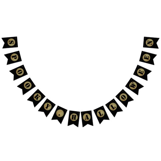 満月、ハロウィン不気味バンティング バンティングフラッグ (全)