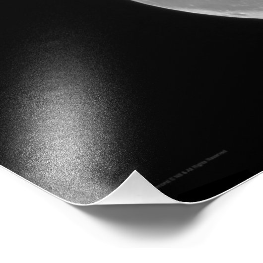 満月 フォトプリント            (角)