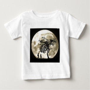 満月 ベビーTシャツ