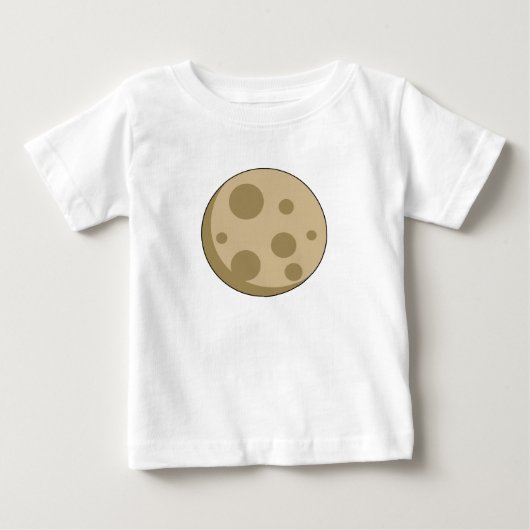 満月 ベビーTシャツ (正面)