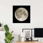 満月 ポスター (ホームオフィス)
