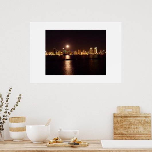 満月 ポスター (キッチン)