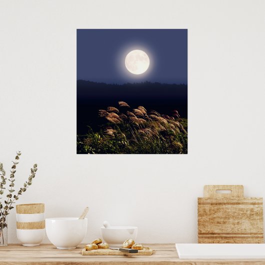 満月 ポスター (キッチン)