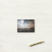 満月 ポストイット (デスク上)