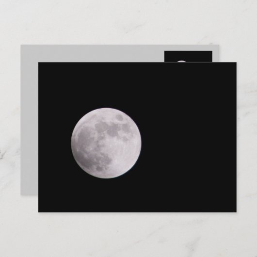 満月 ポストカード (正面/裏面)