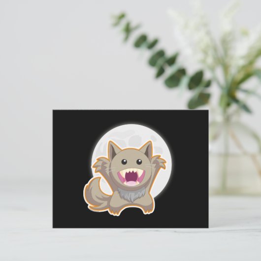 満月 ポストカード (スタンド正面)