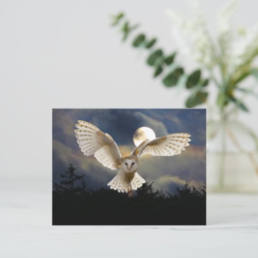 「満月」 ポストカード (スタンド正面)