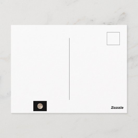 満月 ポストカード (裏面)