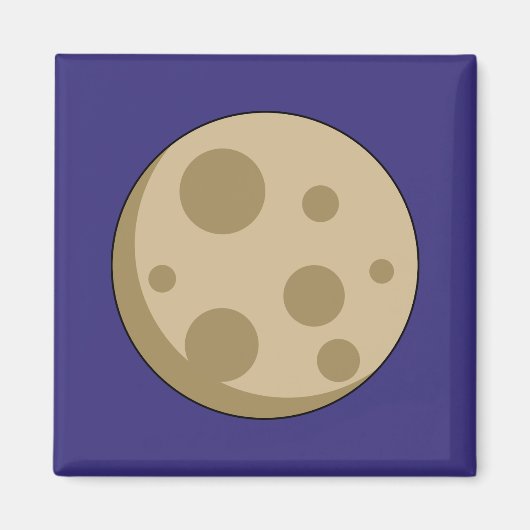 満月 マグネット (正面)