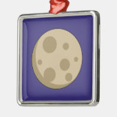 満月 メタルオーナメント (左)