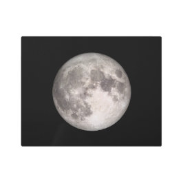 満月 メタルプリント