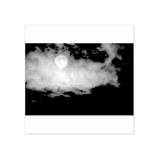 満月 ラバースタンプ (インプリント)