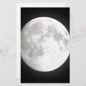 満月 便箋 (正面/裏面)