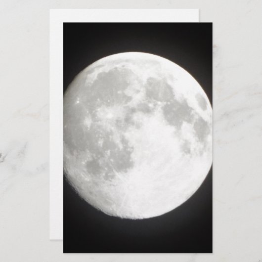 満月 便箋 (正面/裏面)