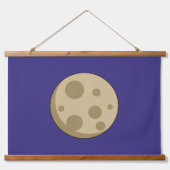 満月 吊り下げ型タペストリー (正面)