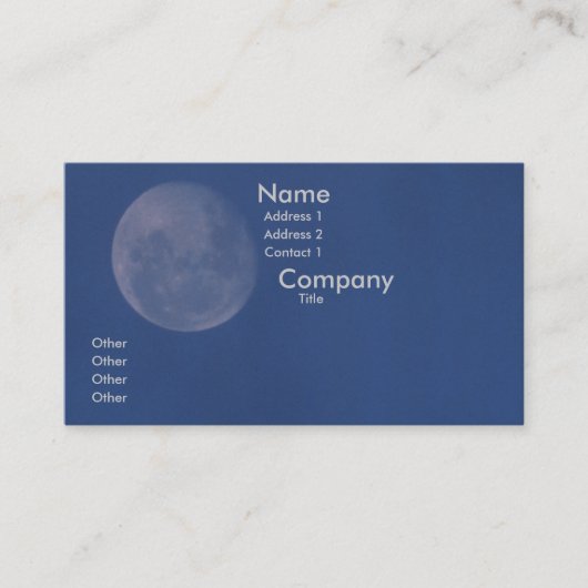 満月 名刺 (正面)