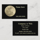 満月 名刺 (正面/裏面)