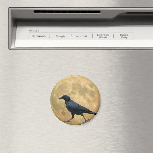 満月、歩くクロウ マグネット (インサイチュ (食洗機))
